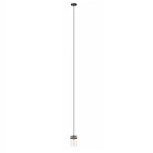 Load image into Gallery viewer, RADIANCE goods Transitional 1 Light Textured Black Ceiling Pendant 6&quot; Wide
