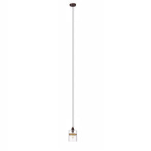 Load image into Gallery viewer, RADIANCE goods Transitional 1 Light Oil Rubbed Bronze Ceiling Pendant 6&quot; Wide
