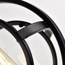 Load image into Gallery viewer, RADIANCE goods Transitional 1 Light Black/Brass Ceiling Pendant 10&quot; Wide
