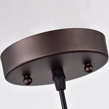 Load image into Gallery viewer, RADIANCE goods Industrial 1 Light Oil Rubbed Bronze Ceiling Pendant 10&quot; Wide
