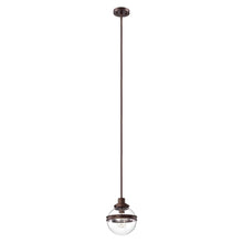 Load image into Gallery viewer, RADIANCE goods Transitional 1 Light Oil Rubbed Bronze Ceiling Pendant 9&quot; Wide
