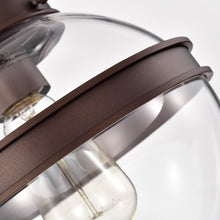 Load image into Gallery viewer, RADIANCE goods Transitional 1 Light Oil Rubbed Bronze Ceiling Pendant 9&quot; Wide
