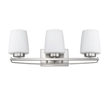 Load image into Gallery viewer, RADIANCE goods 3 Light Brushed Nickel Finish Bath Vanity Fixture 23&quot; Wide
