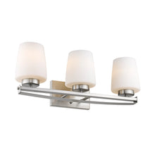 Load image into Gallery viewer, RADIANCE goods 3 Light Brushed Nickel Finish Bath Vanity Fixture 23&quot; Wide
