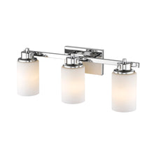 Load image into Gallery viewer, RADIANCE goods 3 Light Chrome Finish Bath Vanity Fixture 22&quot; Wide
