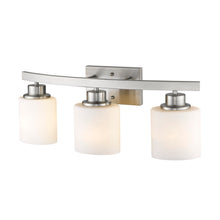 Load image into Gallery viewer, RADIANCE goods 3 Light Brushed Nickel Finish Bath Vanity Fixture 23&quot; Wide
