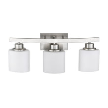 Load image into Gallery viewer, RADIANCE goods 3 Light Brushed Nickel Finish Bath Vanity Fixture 23&quot; Wide
