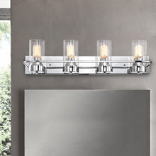 Load image into Gallery viewer, RADIANCE goods 4 Light Chrome Finish Bath Vanity Fixture 30&quot; Wide
