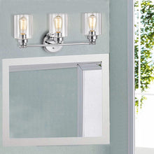 Load image into Gallery viewer, RADIANCE goods 3 Light Chrome Finish Bath Vanity Fixture 23&quot; Wide
