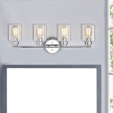 Load image into Gallery viewer, RADIANCE goods 4 Light Chrome Finish Bath Vanity Fixture 30 &quot; Wide
