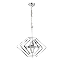 Load image into Gallery viewer, RADIANCE goods Contemporary 2 Light Chrome Ceiling Pendant 20&quot; Wide
