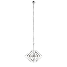 Load image into Gallery viewer, RADIANCE goods Contemporary 2 Light Chrome Ceiling Pendant 20&quot; Wide
