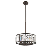 Load image into Gallery viewer, RADIANCE goods Contemporary 6 Light Rubbed Bronze Ceiling Pendant 16&quot; Wide
