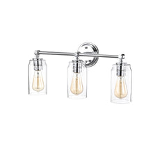 Load image into Gallery viewer, RADIANCE goods 3 Light Chrome Finish Bath Vanity Fixture 23&quot; Wide
