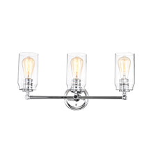 Load image into Gallery viewer, RADIANCE goods 3 Light Chrome Finish Bath Vanity Fixture 23&quot; Wide
