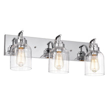 Load image into Gallery viewer, RADIANCE goods 3 Light Chrome Finish Bath Vanity Fixture 24&quot; Wide
