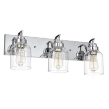 Load image into Gallery viewer, RADIANCE goods 3 Light Chrome Finish Bath Vanity Fixture 24&quot; Wide
