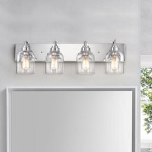 Load image into Gallery viewer, RADIANCE goods 4 Light Chrome Finish Bath Vanity Fixture 30 &quot; Wide
