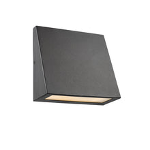 Load image into Gallery viewer, RADIANCE goods Embedded LED Light Textured Black Outdoor Wall Sconce 6&quot; Tall
