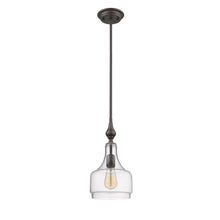 Load image into Gallery viewer, RADIANCE goods Transitional 1 Light Rubbed Bronze Ceiling Pendant 8&quot; Wide

