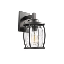 Load image into Gallery viewer, RADIANCE goods 1 Light Textured Black Outdoor Wall Sconce 12&quot; Tall

