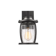 Load image into Gallery viewer, RADIANCE goods 1 Light Textured Black Outdoor Wall Sconce 12&quot; Tall
