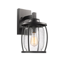 Load image into Gallery viewer, RADIANCE goods 1 Light Textured Black Outdoor Wall Sconce 14&quot; Tall
