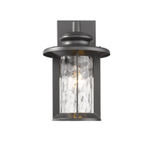 Load image into Gallery viewer, RADIANCE goods 1 Light Textured Black Outdoor Wall Sconce 12&quot; Tall
