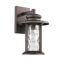 Load image into Gallery viewer, RADIANCE goods 1 Light Rubbed Bronze Outdoor Wall Sconce 12&quot; Tall
