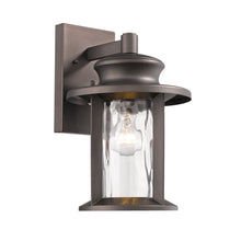 Load image into Gallery viewer, RADIANCE goods 1 Light Rubbed Bronze Outdoor Wall Sconce 14&quot; Tall
