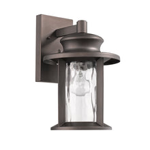 Load image into Gallery viewer, RADIANCE goods 1 Light Rubbed Bronze Outdoor Wall Sconce 14&quot; Tall
