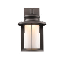 Load image into Gallery viewer, RADIANCE goods Embedded LED Rubbed Bronze Outdoor Wall Sconce 14&quot; Tall
