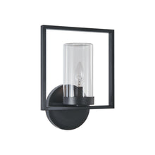 Load image into Gallery viewer, RADIANCE goods 1 Light Textured Black Outdoor/Indoor Wall Sconce 13&quot; Tall
