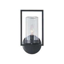 Load image into Gallery viewer, RADIANCE goods 1 Light Textured Black Outdoor/Indoor Wall Sconce 13&quot; Tall
