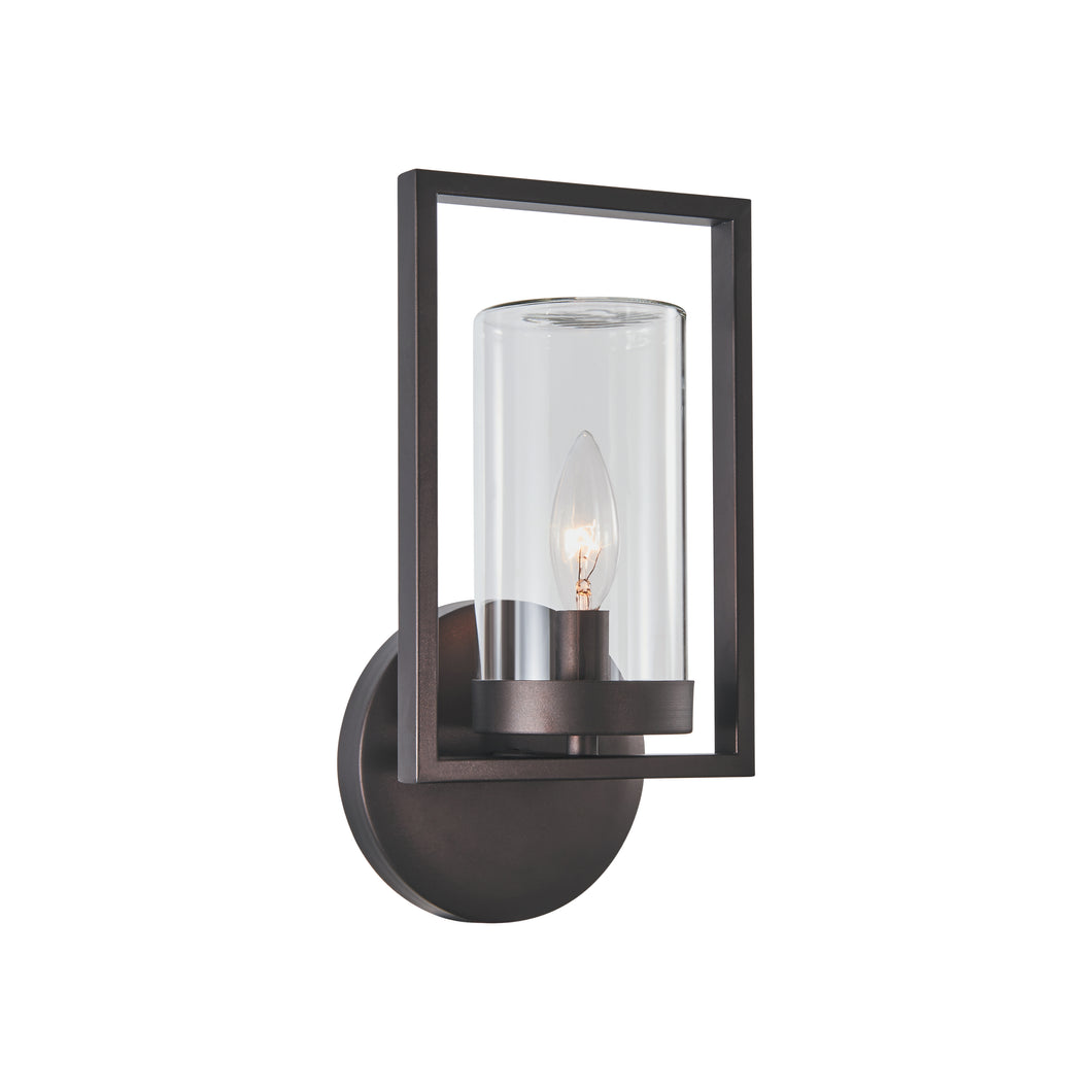 RADIANCE goods 1 Light Rubbed Bronze Outdoor/Indoor Wall Sconce 13