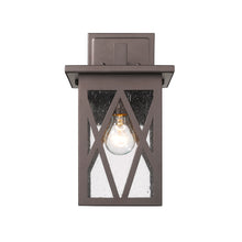 Load image into Gallery viewer, RADIANCE goods 1 Light Rubbed Bronze Outdoor Wall Sconce 14&quot; Tall

