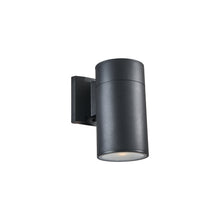 Load image into Gallery viewer, RADIANCE goods Embedded LED Textured Black Outdoor/Indoor Wall Sconce 8&quot; Tall
