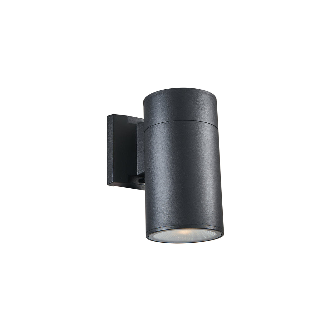 RADIANCE goods Embedded LED Textured Black Outdoor/Indoor Wall Sconce 8