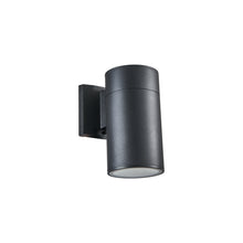 Load image into Gallery viewer, RADIANCE goods Embedded LED Textured Black Outdoor/Indoor Wall Sconce 8&quot; Tall
