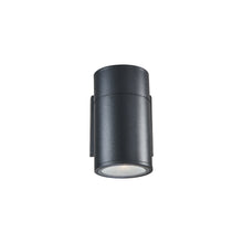 Load image into Gallery viewer, RADIANCE goods Embedded LED Textured Black Outdoor/Indoor Wall Sconce 6&quot; Tall
