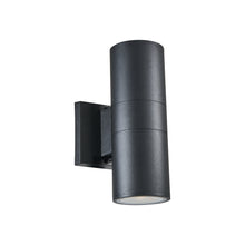 Load image into Gallery viewer, RADIANCE goods Embedded LED Textured Black Outdoor/Indoor Wall Sconce 10&quot; Tall
