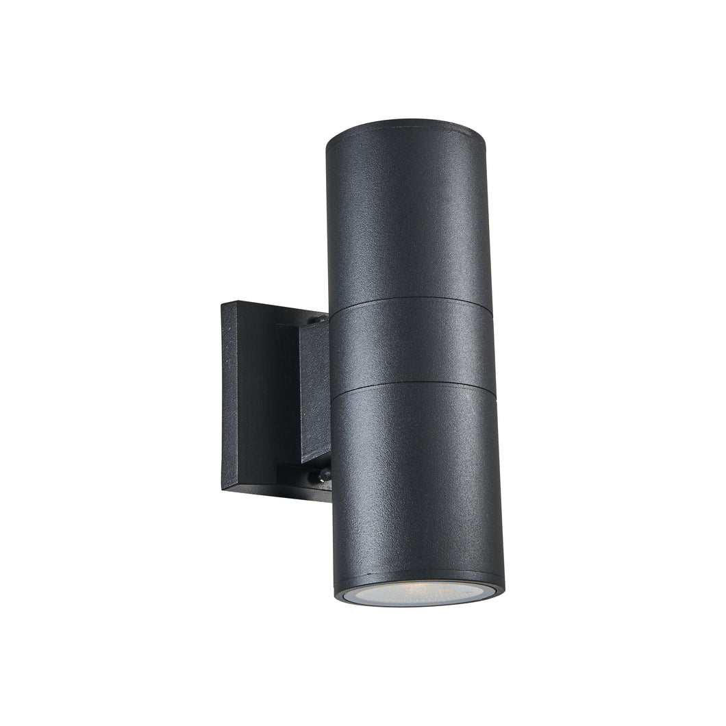 RADIANCE goods Embedded LED Textured Black Outdoor/Indoor Wall Sconce 10