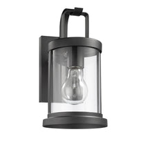 Load image into Gallery viewer, RADIANCE goods 1 Light Textured Black Outdoor Wall Sconce 11&quot; Tall
