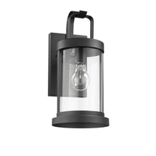 Load image into Gallery viewer, RADIANCE goods 1 Light Textured Black Outdoor Wall Sconce 15&quot; Tall
