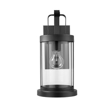 Load image into Gallery viewer, RADIANCE goods 1 Light Textured Black Outdoor Wall Sconce 15&quot; Tall
