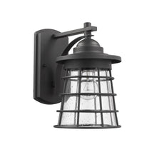 Load image into Gallery viewer, RADIANCE goods 1 Light Textured Black Outdoor Wall Sconce 11&quot; Tall
