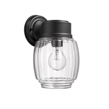 Load image into Gallery viewer, RADIANCE goods 1 Light Textured Black Outdoor Wall Sconce 10&quot; Tall
