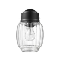 Load image into Gallery viewer, RADIANCE goods 1 Light Textured Black Outdoor Wall Sconce 10&quot; Tall
