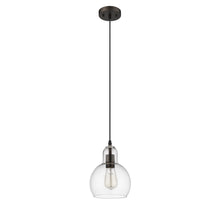 Load image into Gallery viewer, RADIANCE goods Transitional 1 Light Rubbed Bronze Ceiling Pendant 7.5&quot; Wide
