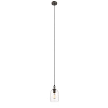 Load image into Gallery viewer, RADIANCE goods Transitional 1 Light Rubbed Bronze Ceiling Pendant 5.5&quot; Wide
